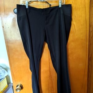 Black Maternity Pants, boot cut, under belly